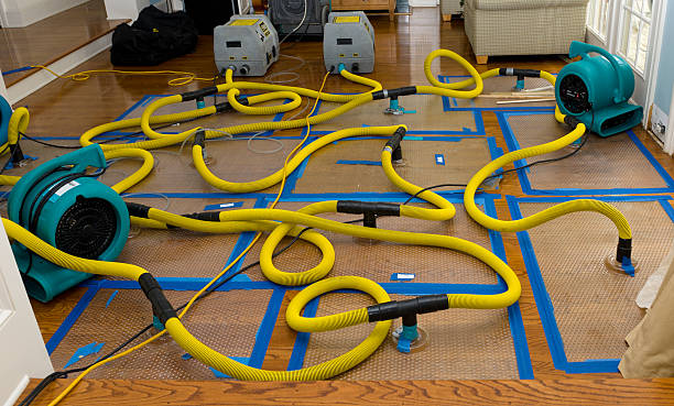 Professional Burst Pipe Water Damage technician working in Groton, CT
